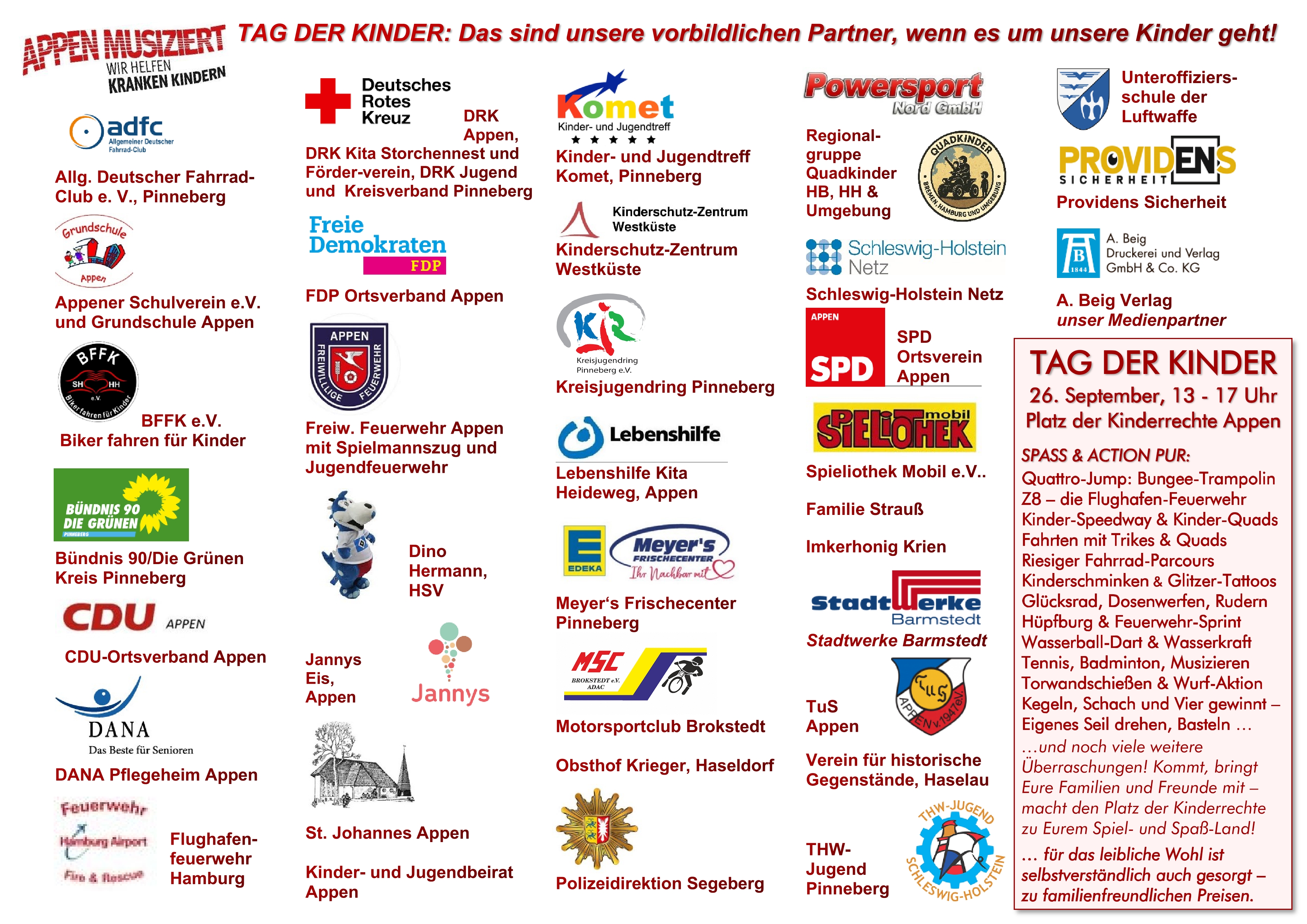 Partner am 26.09.2026 Kindertag 1